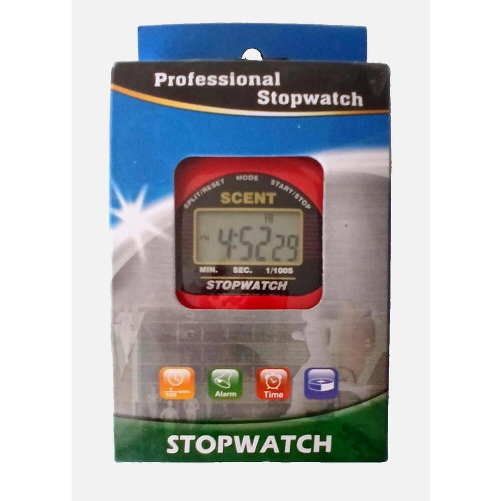 Scent 03012 Orange  1/100TH Sec Split/Lap Time Sport Professional‎ Stopwatch